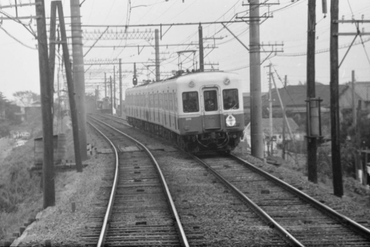 (B23)568 写真 古写真 鉄道 鉄道写真 上野行 他 昭和38年11月18日 フィルム 白黒 ネガ まとめて 6コマ の画像7
