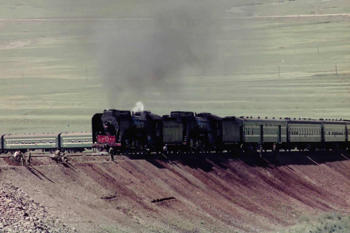(B23)574 写真 古写真 鉄道 鉄道写真 蒸気機関車 中国 1988年8月 フィルム ネガ まとめて 37コマ の画像10