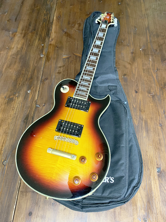 （送料無料）【5027】Aria Pro II PE-DLX　サンバースト　アリアプロ２　エレキギター