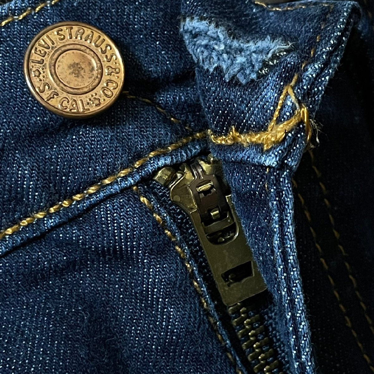 (^w^)b リーバイス 508 希少 デニム ジーンズ パンツ 濃紺 Levi's LEVI'S 赤タブ サイド ポケット シーム リフレクター W31 6905EE_画像6