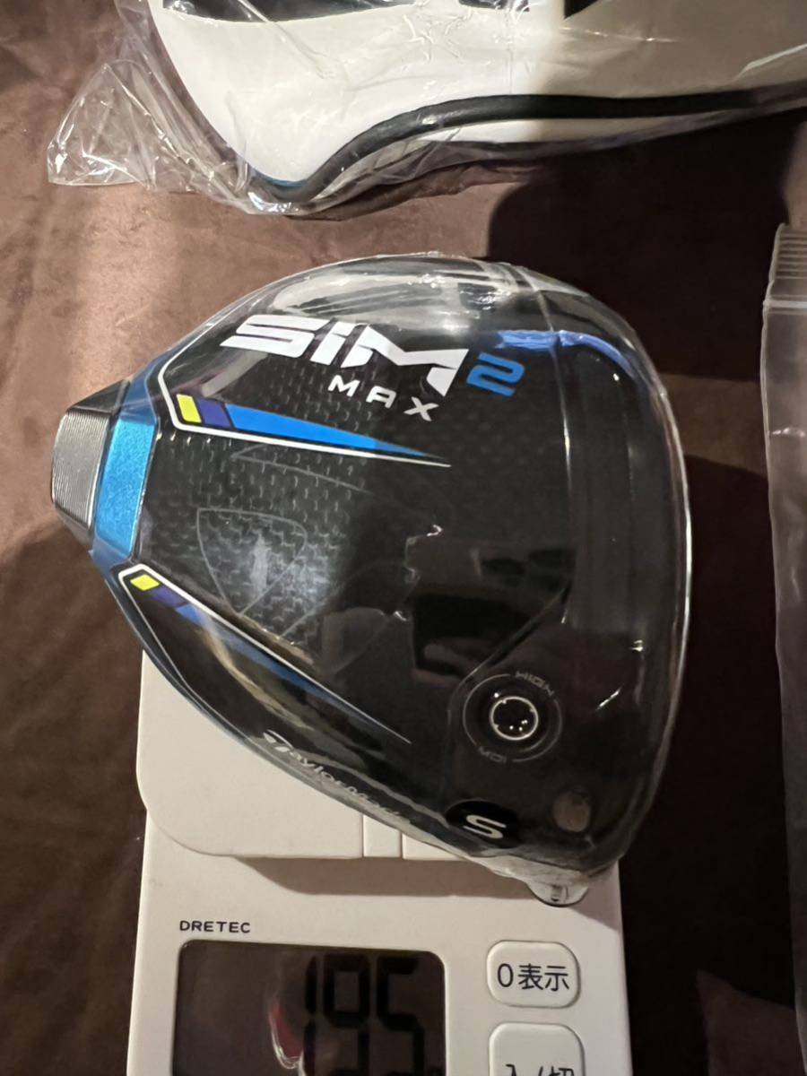 日本仕様 ロフト角 9.0度 9 テーラーメイド SIM2 MAX ヘッド+付属品