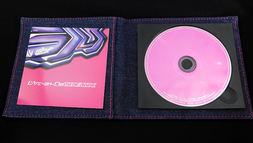 非売品 CD「L'Arc-en-Ciel/STAY AWAY」ラルクアンシエル 特殊デニムケース HYDE ZDC2-93224の画像5