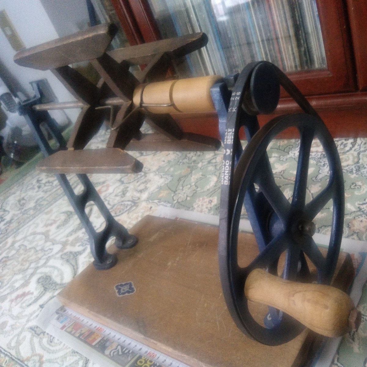 機織り機の糸巻き部材、鉄心９㎜_画像3