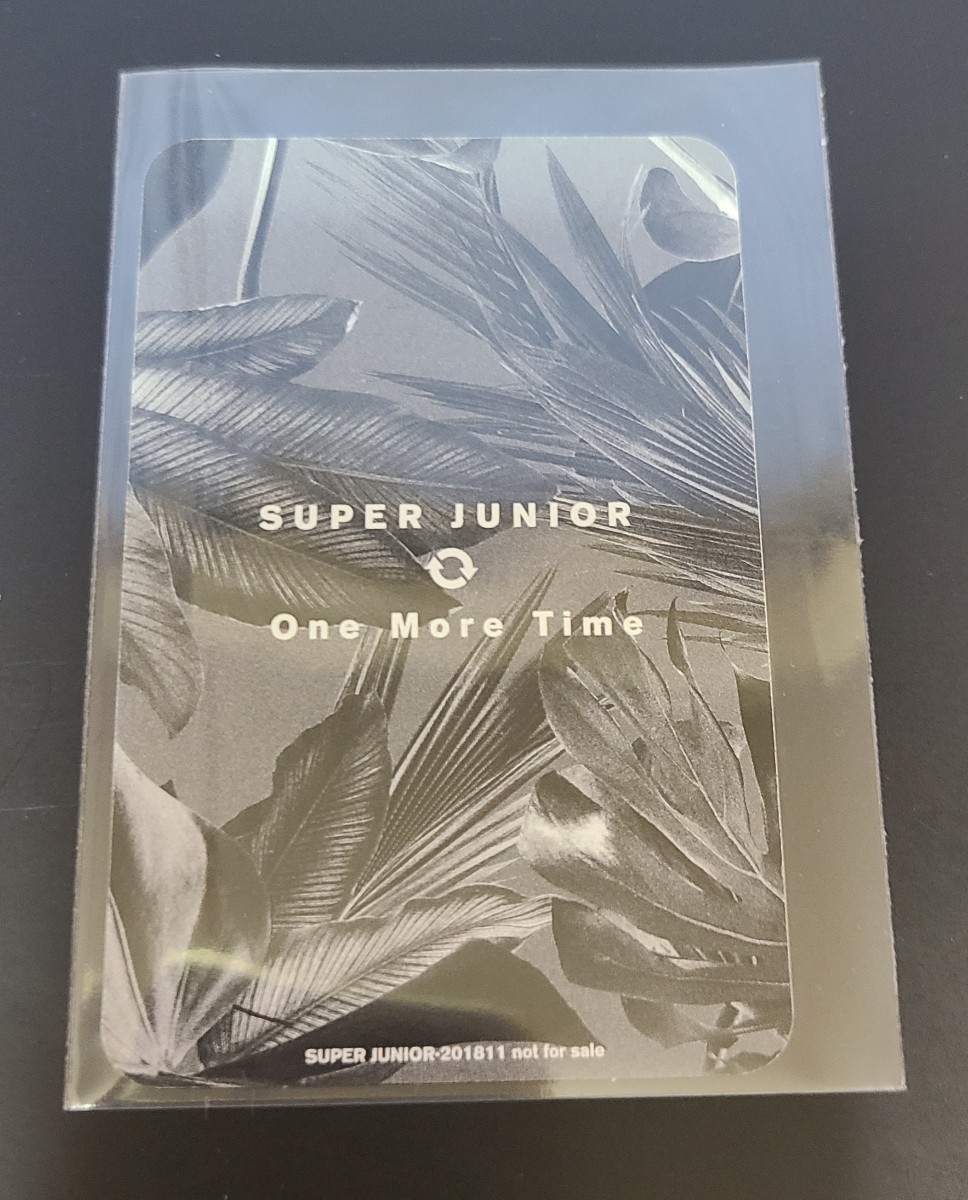  ヒチョル キムヒチョル 公式トレカ SUPER JUNIOR One More Time スーパージュニア スジュ_画像2