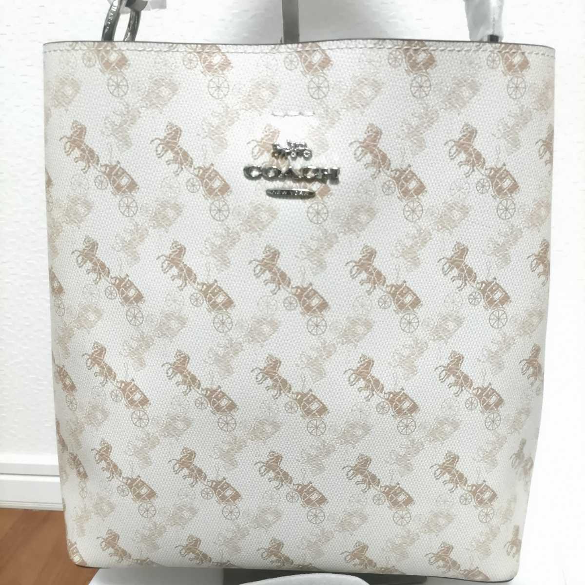 COACH Coach hose Anne go carriage Town bucket 2WAY shoulder 