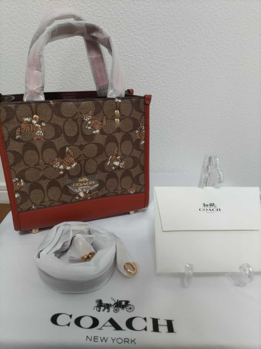 COACH コーチ シグネチャー ダンシング キトゥン プリント 猫 COACH コーチ シグネチャー ダンシング キトゥン プリント 猫