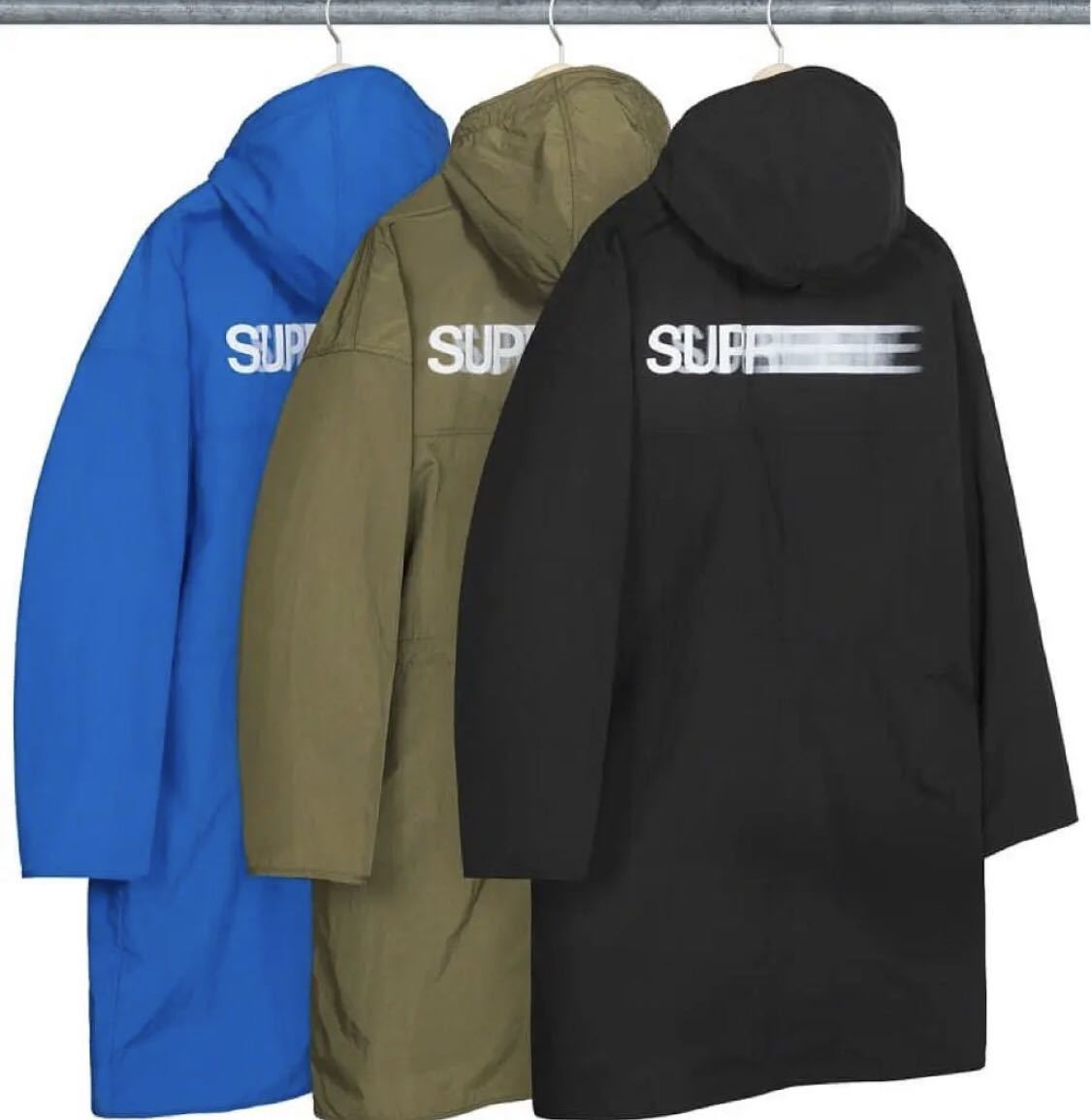 Supreme Motion Logo Lightweight Parka シュプリーム モーションロゴ ライトウェイト パーカー Lサイズ モッズコート JACKET_画像1