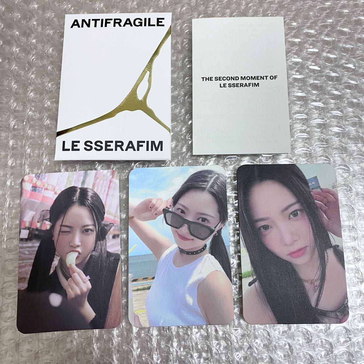 ルセラフィム ANTIFRAGILE weverse ver トレカ ウンチェ コンプ ルセラフィム ANTIFRAGILE weverse ver トレカ ウンチェ コンプ