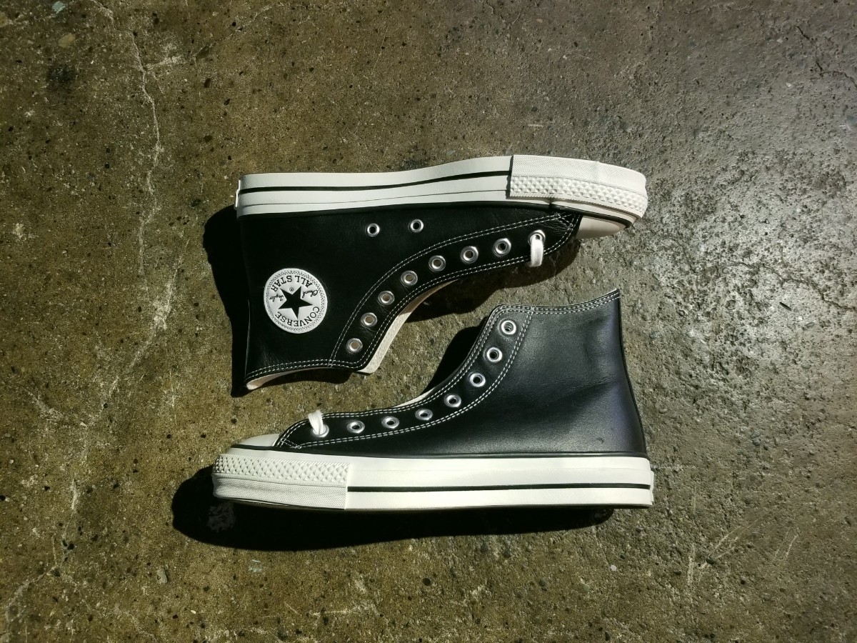 CONVERSE BEAMS別注 JAPAN LEATHER ALL STAR HI 日本製 26.5㎝ コンバース ビームス ジャパンレザー オールスター