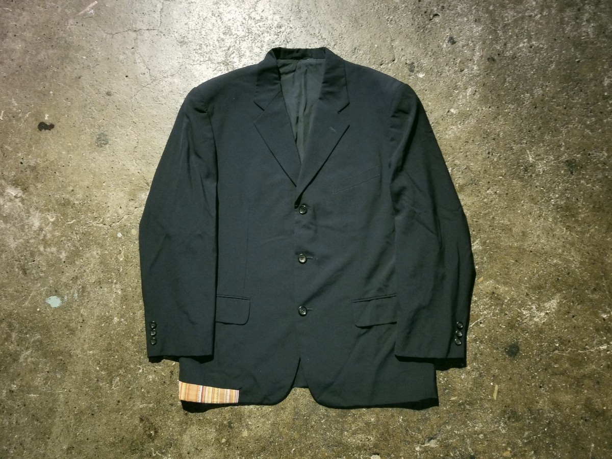 COMME des GARCONS HOMME PLUS 92ss エスニック切替ウールギャバ3B