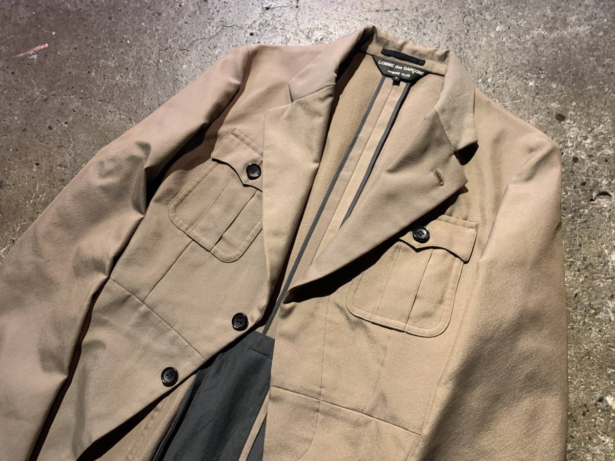COMME des GARCONS HOMME PLUS 03SS エステル燕尾ジャケット バック