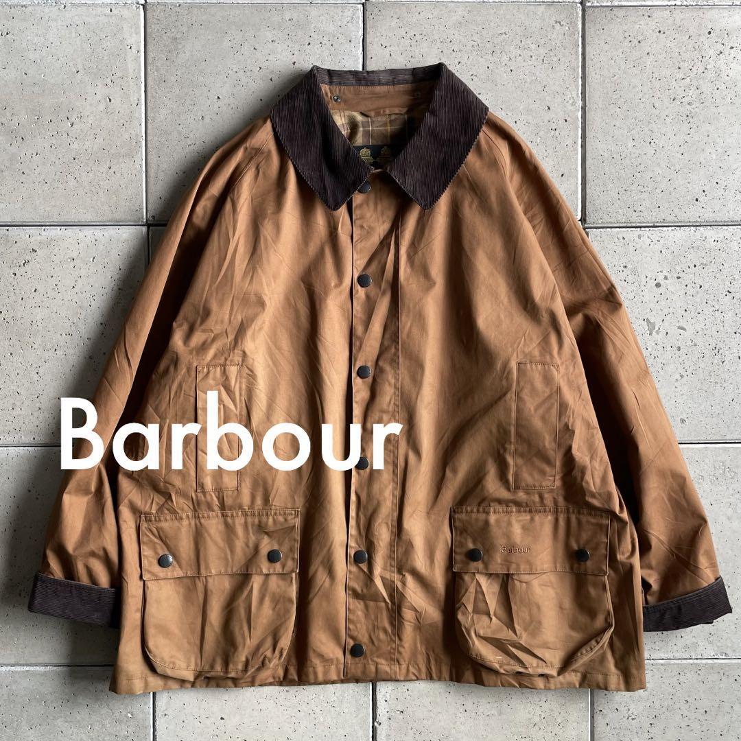 希少XXL Barbourバブアー BEDALEビデイル WATERPROOF-