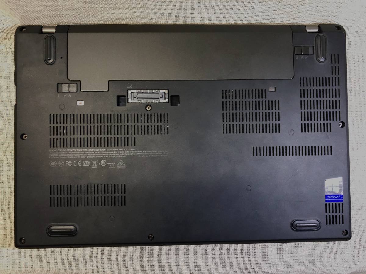 [即決特典あり] ThinkPad X270 /i5-7200u/ストレージ・メモリなし Lenovo ジャンク_画像5
