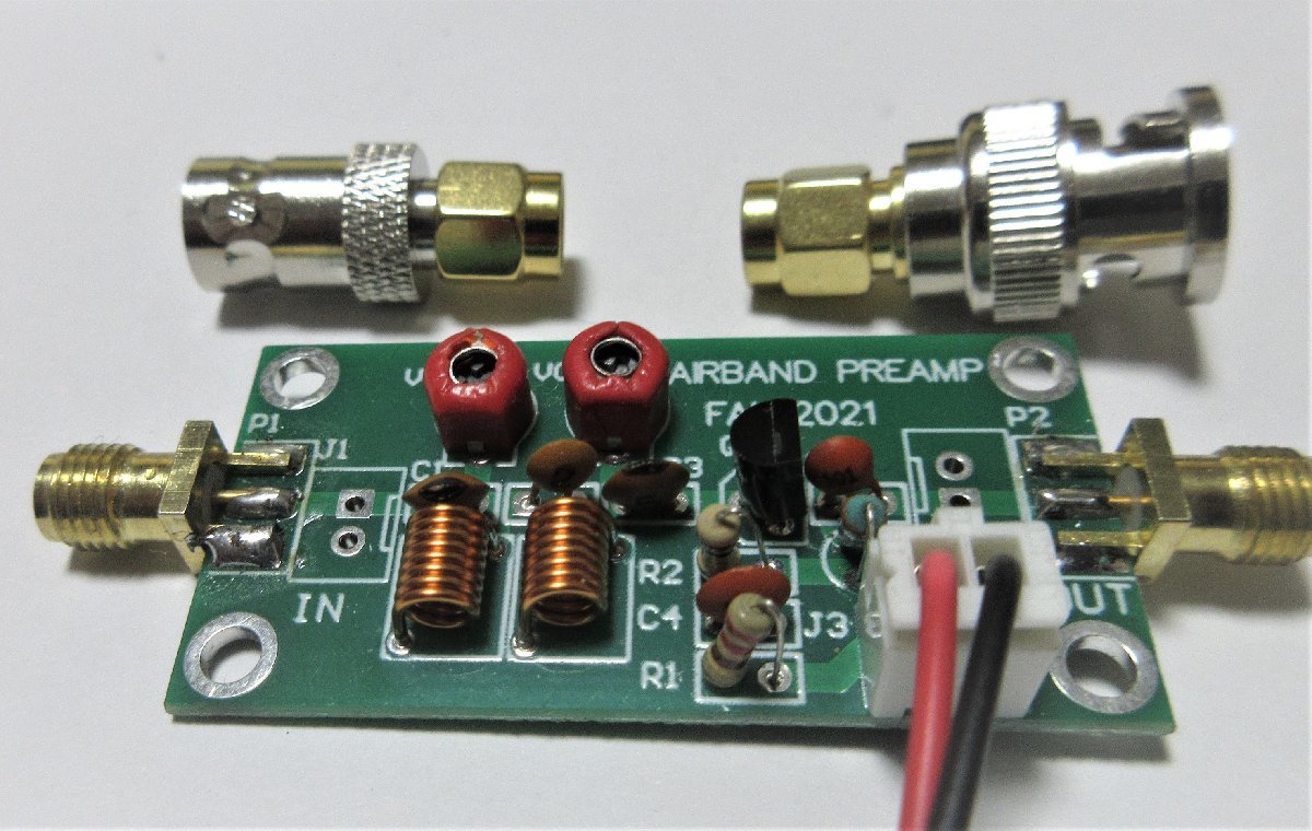 航空無線専用BPF付きプリアンプコネクタ付属基板キット｜代購幫