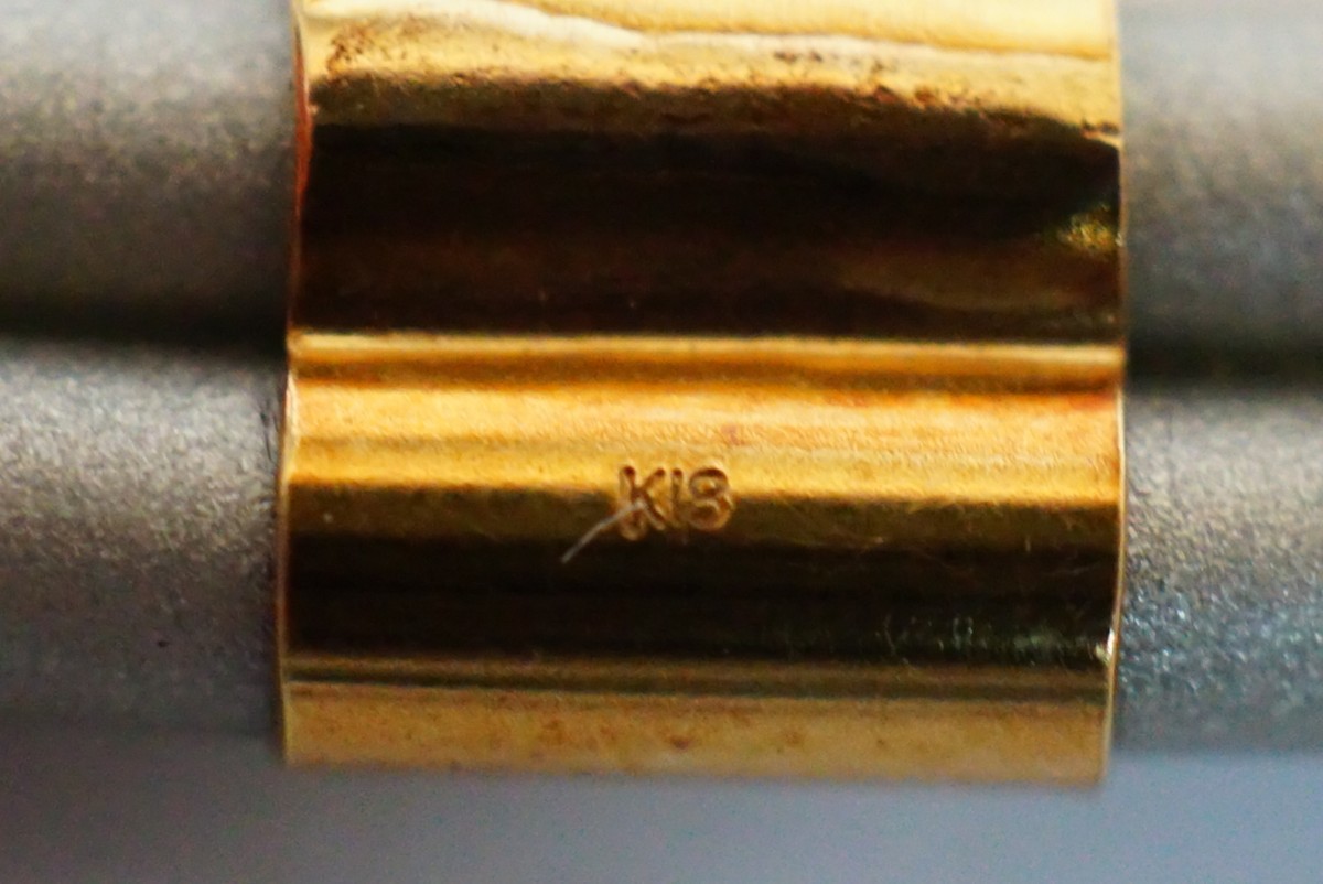 431 18金 チョーカー ネックレス ヴィンテージ アクセサリー ビンテージ アンティーク K18刻印 ゴールド ペンダント 装飾品の画像3