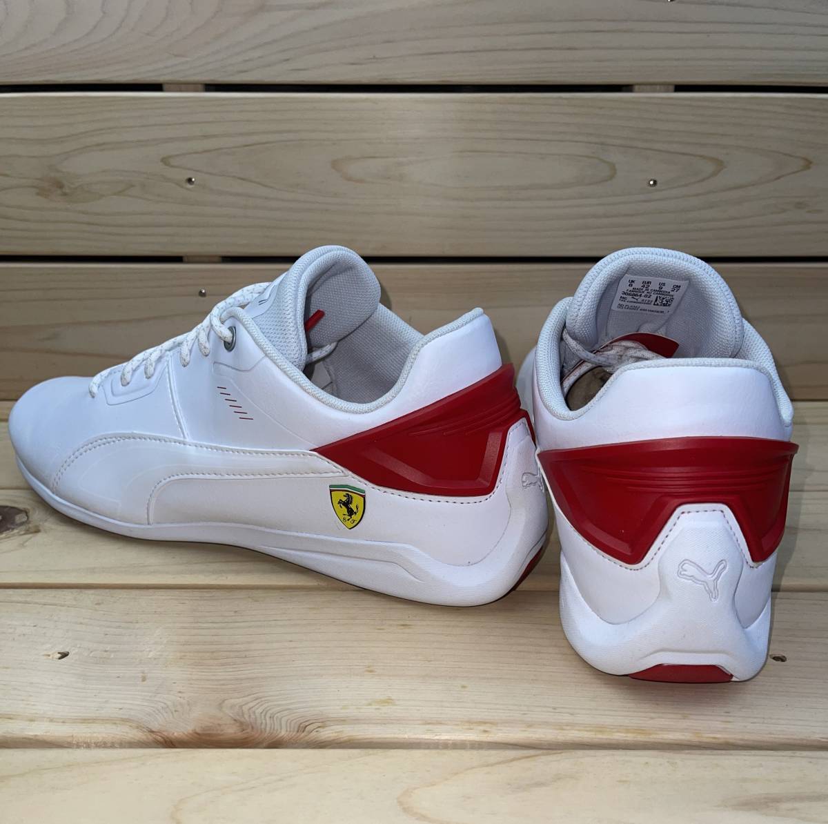  Puma Ferrari 29cm дрифт кошка Delta белый красный PUMA Ferrari Drift Cat Delta мужской спортивные туфли белый красный **