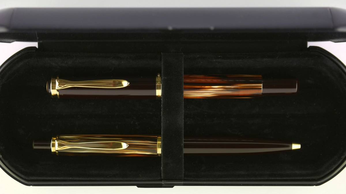 ペリカン M400 & K400 茶縞セット 1980年代【極美品】 PELIKAN M400