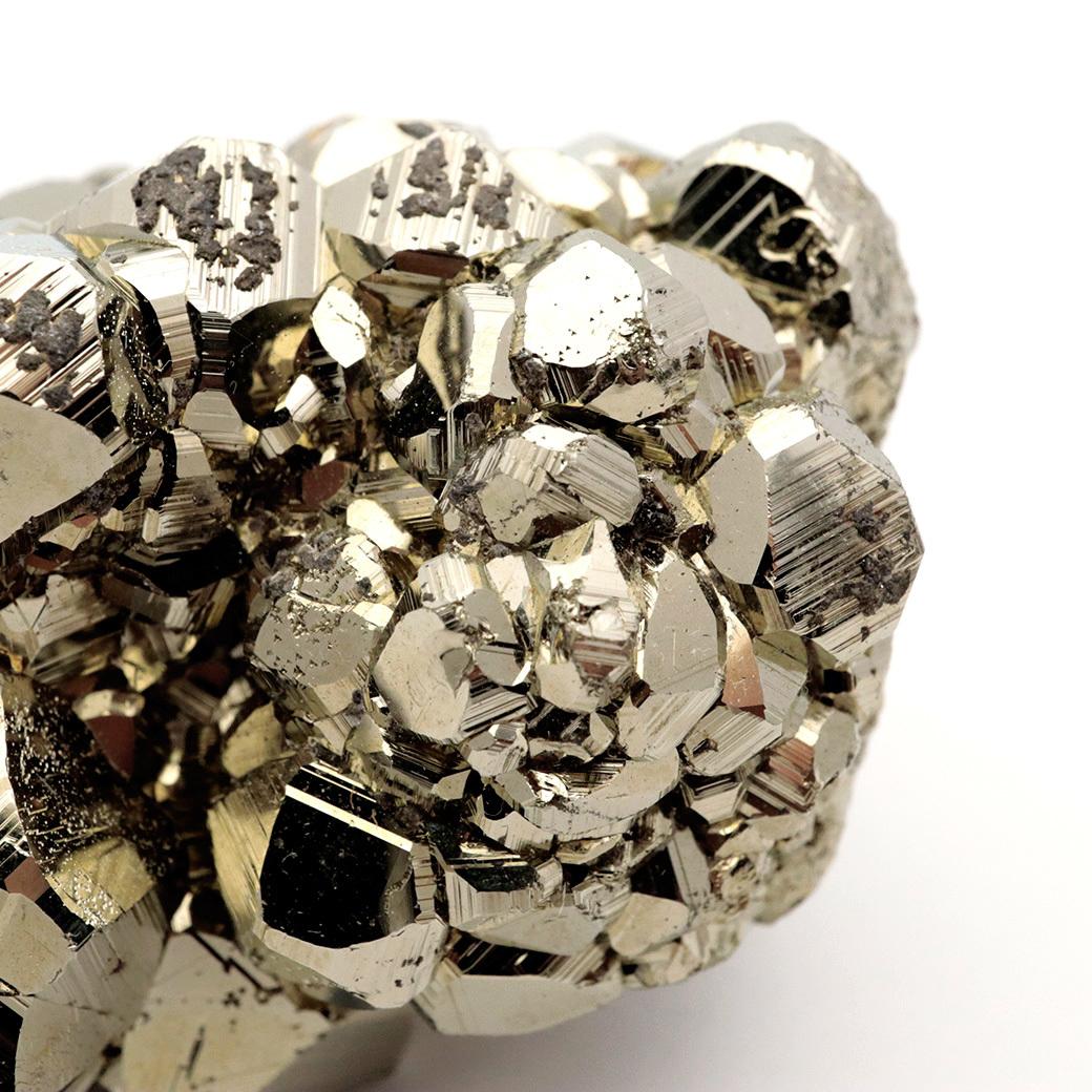 パイライト 原石 AAA 約225g ペルー産 1点もの 黄鉄鉱 pyrite パワーストーン 天然石_画像2