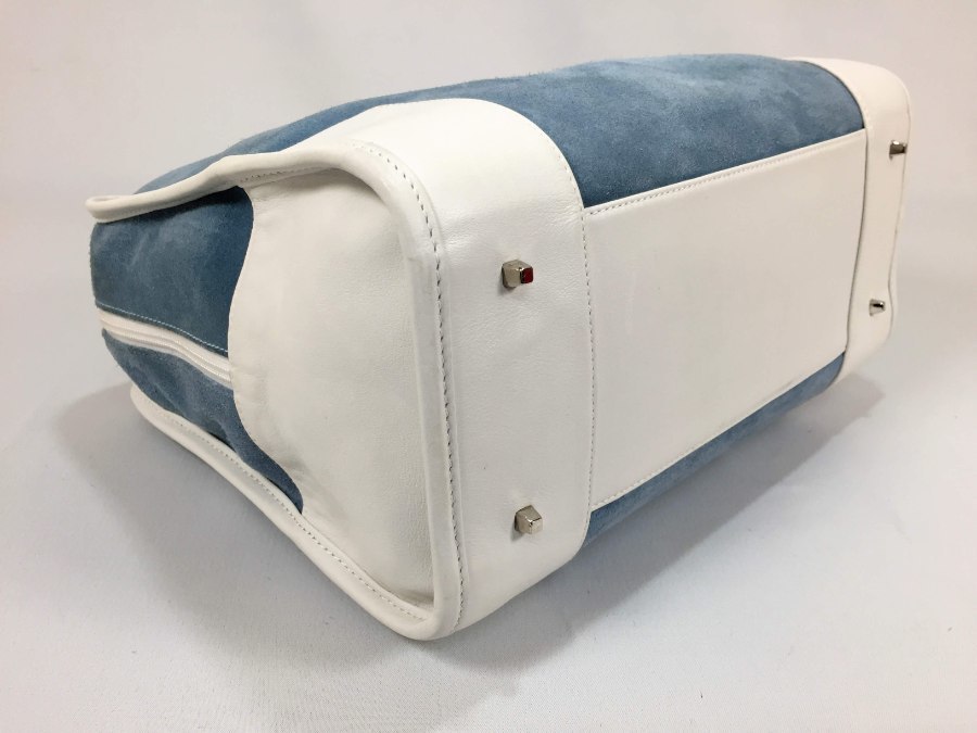 ロエベ アマソナ スェード ハンドバック ハンドバッグ 【人気 美品