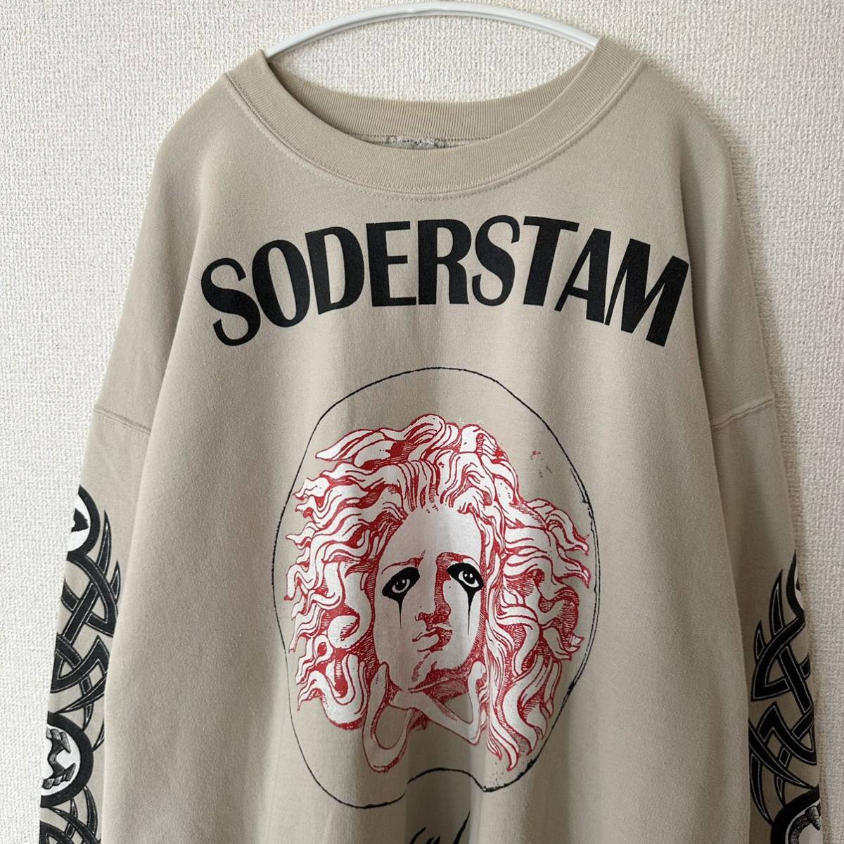 SS06 I woke up期 Patrik Soderstam オーバーサイズ メデューサ スウェット パトリックソダースタム_画像2