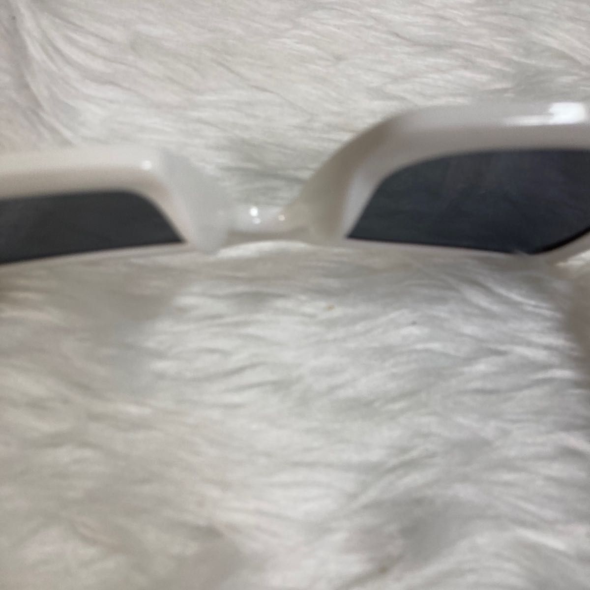 82平方ブラック太セルフレームサングラス眼鏡メガネ長方形レトロ白ホワイト