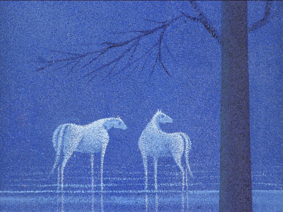 月の光(馬) 松浦敬文 絵画 Yahoo!オークション - 魁 真作保証 松浦敬文「月の光(馬
