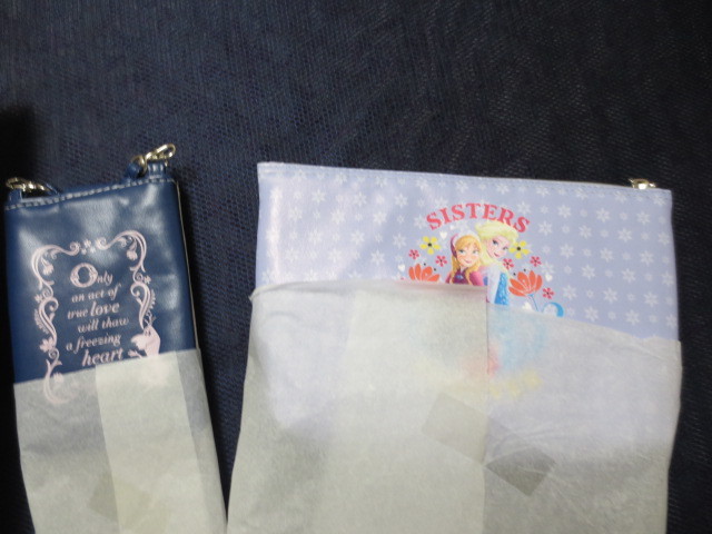  postage included unused * hole snow album 2 pcs. . pouch shoulder smartphone case *