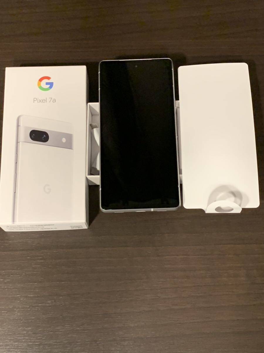 動作確認のみ】新品同様 Google Pixel 7a 128GB snow SIMフリー【送料