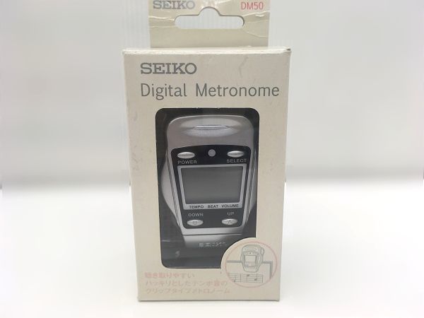 クリップ型デジタルメトロノーム●SEIKO(セイコー) DM-50●未使用品