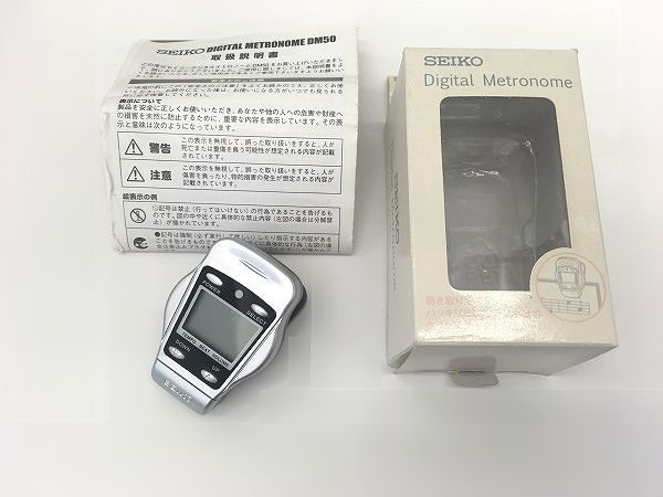 クリップ型デジタルメトロノーム●SEIKO(セイコー) DM-50●未使用品