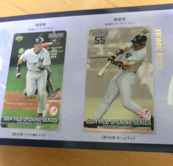 ■2004 MLB Hideki Matsui Home Run MEMORIAL CARD SET 松井秀喜 ホームラン カード 7枚セット 中古良品_画像6