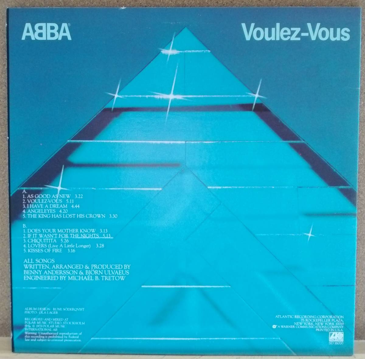 LP(US輸入盤) アバ ABBA / ヴーレ・ヴー VOULEZ-VOUS【同梱可能6枚まで】0522_画像2