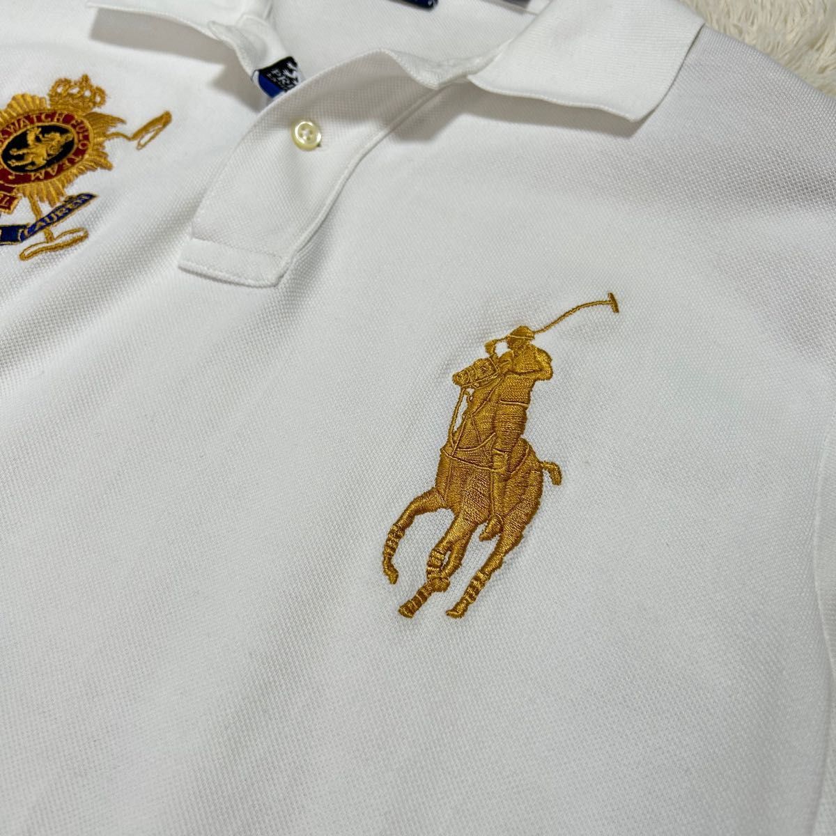 POLO RALPH LAUREN】ポロラルフローレン ビッグポニー ロゴ刺繍 POLO RALPH LAUREN】ポロラルフローレン ビッグポニー ロゴ刺繍