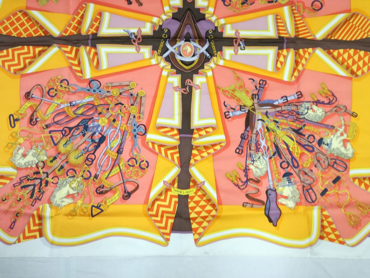 美品 HERMES エルメス カレ90 BOUQUETS SELLIER 鞍職人の花束 美品 HERMES エルメス カレ90 BOUQUETS SELLIER 鞍職人の花束