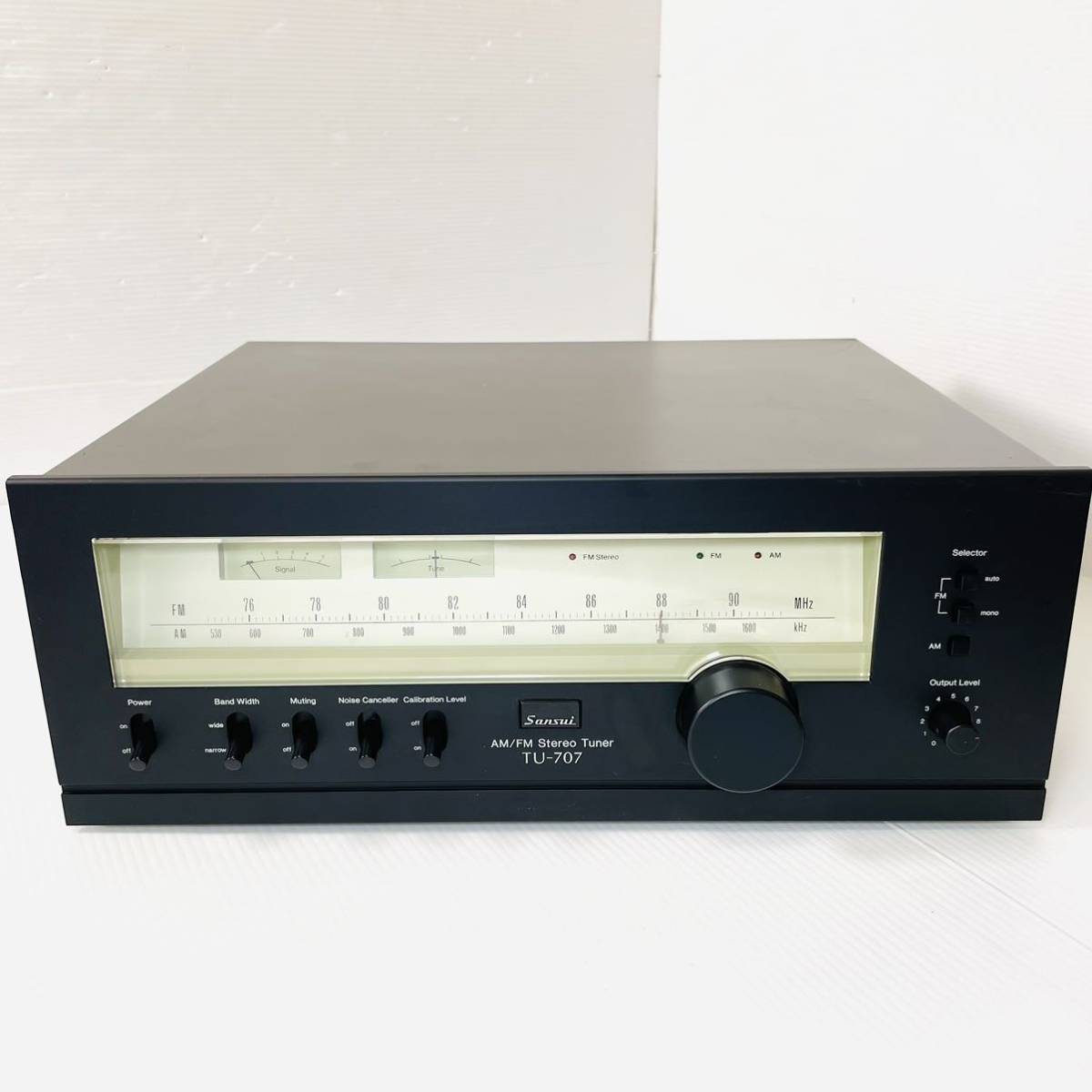 SANSUI サンスイ MOS・FET高級ステレオチューナー(FM・AM)TU-707