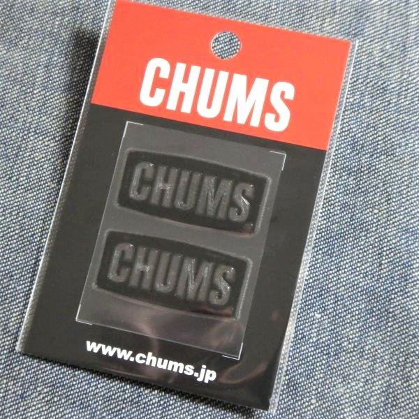 2 шт. комплект CHUMS Emboss Sticker CH62-1125 CH62-1127 BK не использовался 
