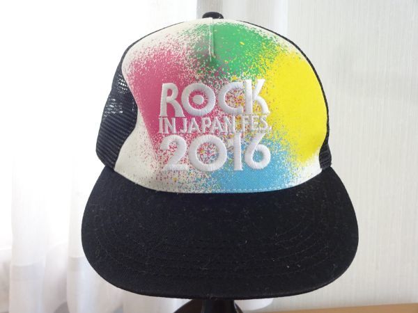 ％ROCK IN JAPAN FES. 2016％男女兼用　トラッカーキャップ 　サイズ５７cm〜６０cm　キャップ　帽子_画像1