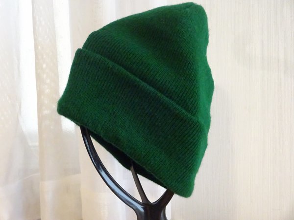 「Tuque」メンズ・レディース　緑色　スタイルハット ニット帽　サイズ５６cm〜５９cm　キャップ　帽子　アメリカ製_画像3
