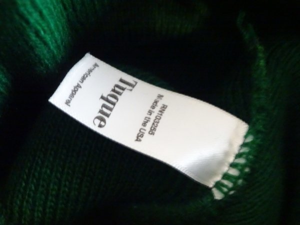 「Tuque」メンズ・レディース　緑色　スタイルハット ニット帽　サイズ５６cm〜５９cm　キャップ　帽子　アメリカ製_画像8