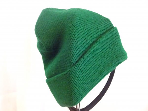 「Tuque」メンズ・レディース　緑色　スタイルハット ニット帽　サイズ５６cm〜５９cm　キャップ　帽子　アメリカ製_画像1