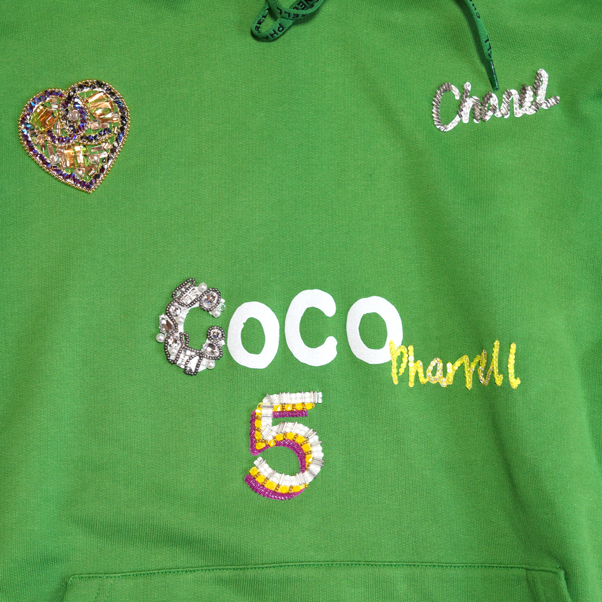 новый товар Chanel fareru Williams сотрудничество Parker зеленый зеленый M CHANEL Pharrell Williams