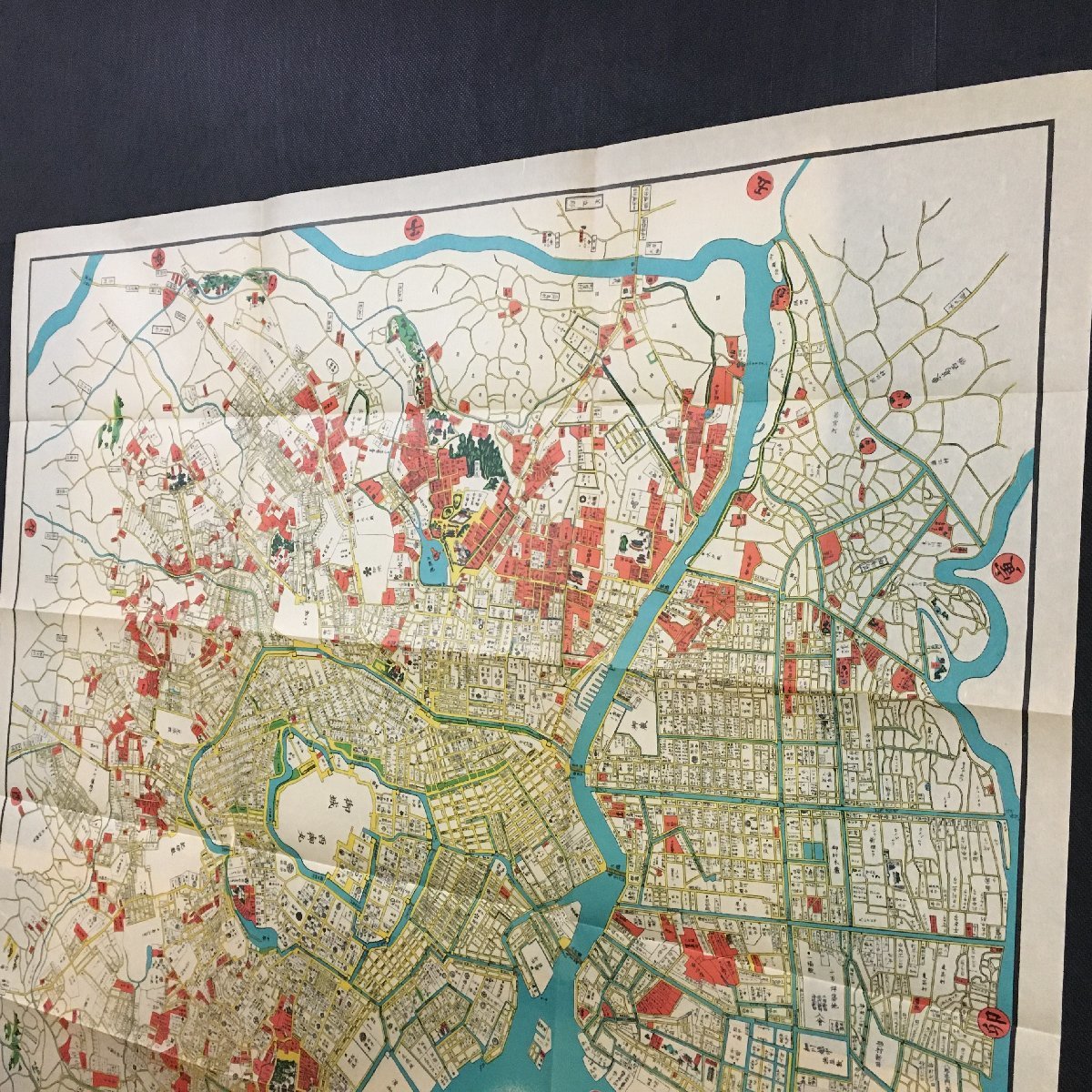 [ старая карта ] переиздание культура Edo map старая карта материалы выпускать акционерное общество 