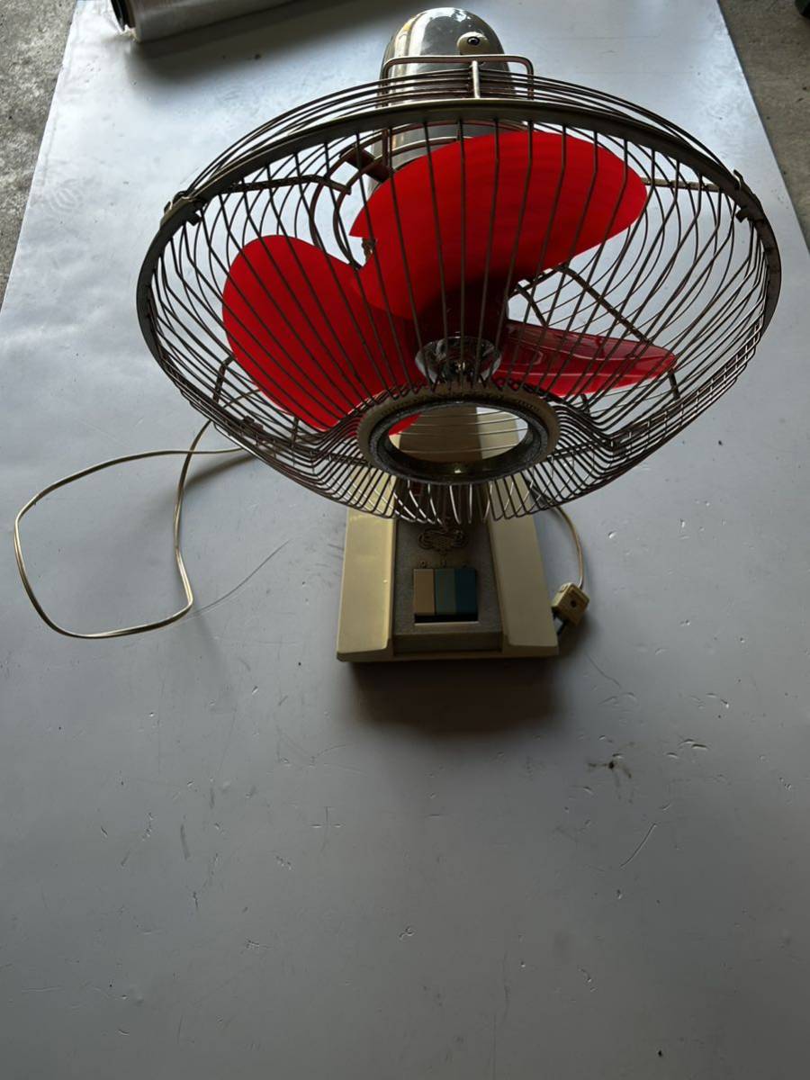 【希少カラー】National ELECTRIC FAN F-30CG ナショナル 扇風機 羽根径30cm 動作確認済　昭和レトロ_画像1