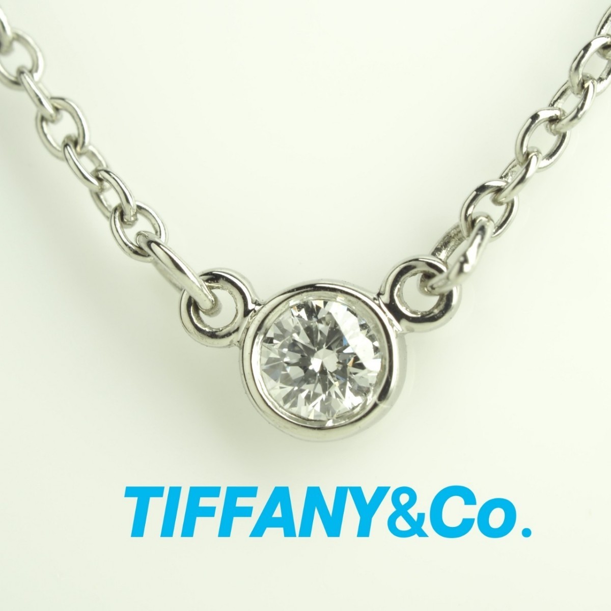 TIFFANY&Co. ティファニー バイザヤード 天然ダイヤモンドネックレス