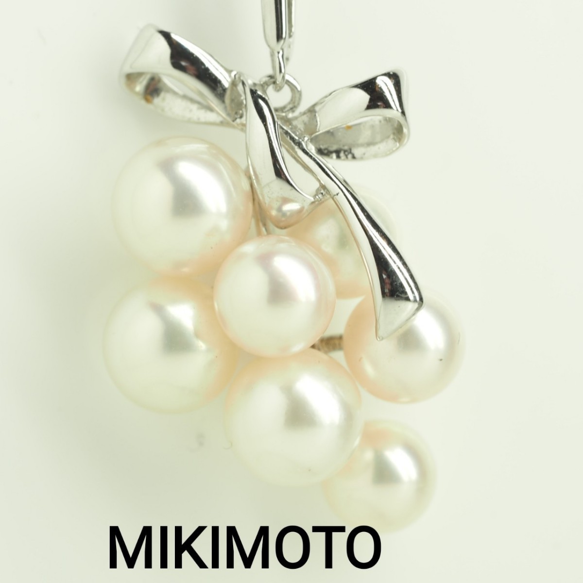 MIKIMOTO ミキモト 天然アコヤ本真珠 ネックレス ペンダント シルバー