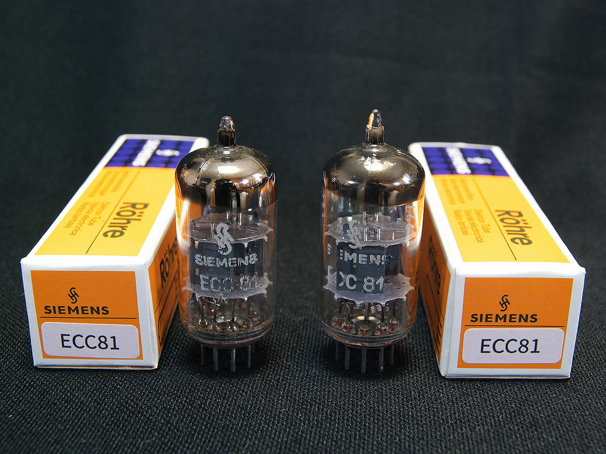 ♪♪Siemens ECC81/12AT7 NIB品ペア #24、ドイツ・シーメンス♪♪_画像1