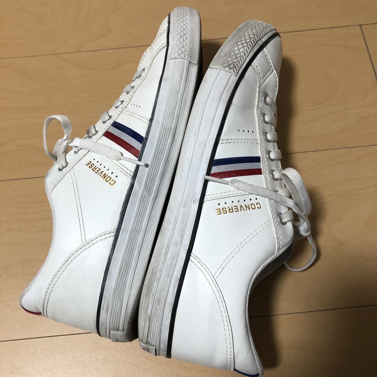 Converse コンバース オックス ホワイト　ローカット　スニーカー　靴　白_画像4