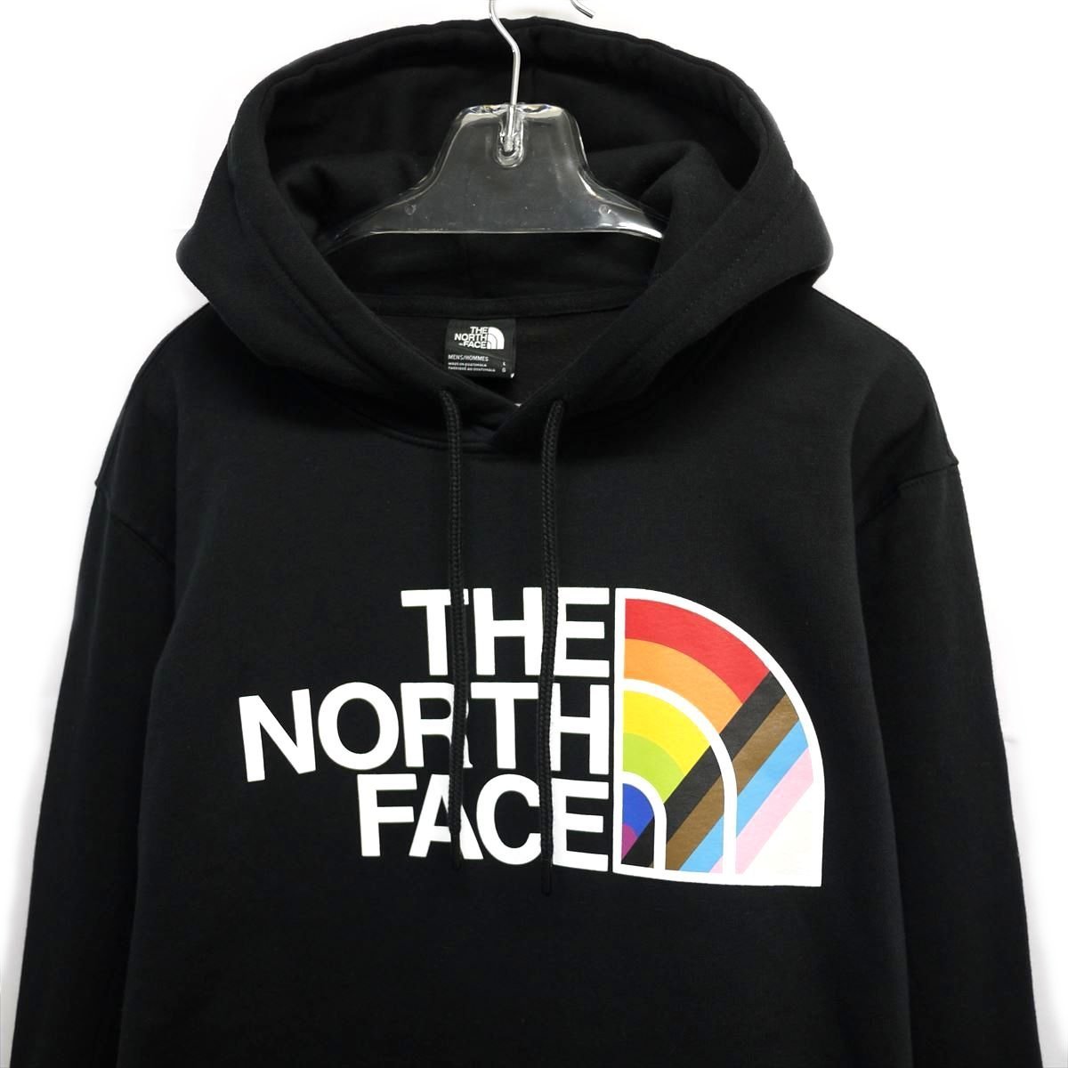 US正規新品 ノースフェイス プライド ハーフドーム スウェット パーカー(M) ブラック レインボー プルオーバー THE NORTH FACE PRIDE/ga50_画像4