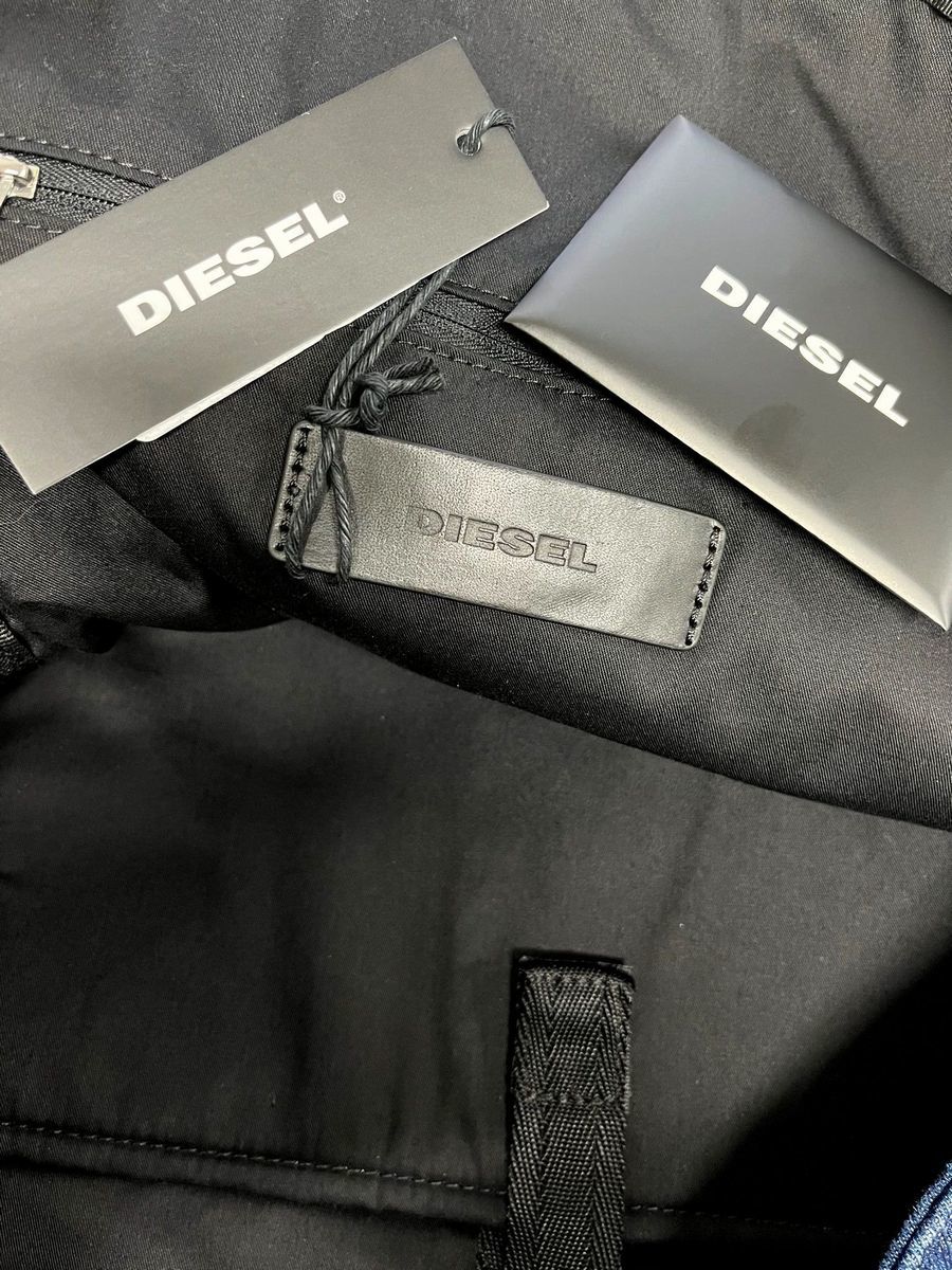 DIESEL ディーゼル バックパック リュック (インディゴブルーデニム) PC収納可 メンズ レディース アウトドア 通学_画像10