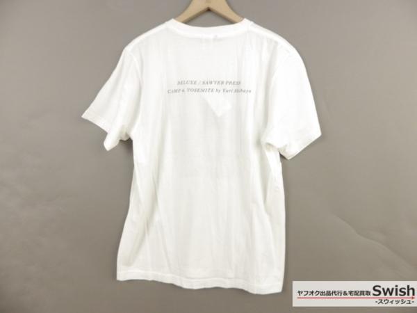 Z177■DELUXE デラックス × Shibuya Yuri■新品 MIDNIGHT LIGHTNINNG TEE Tシャツ L WHITE■の画像5